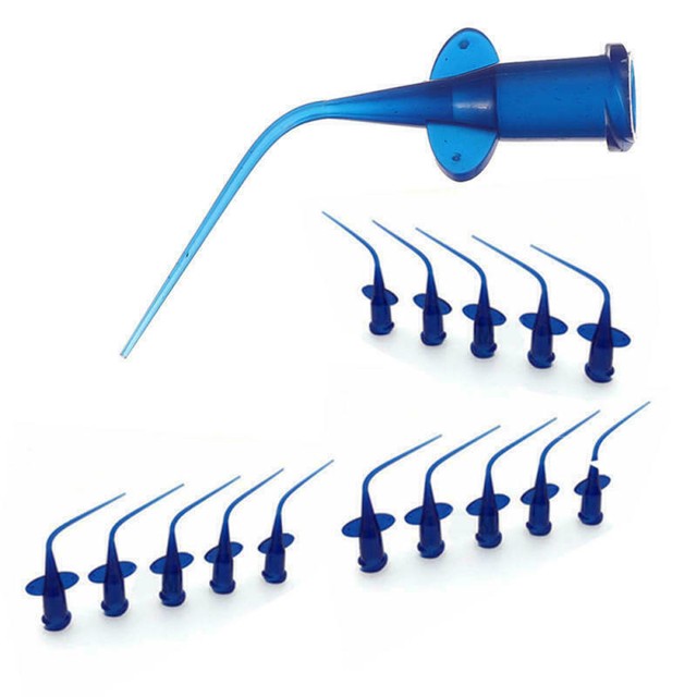 Dental Endo Disposable Syringe Tips Irrigation Needle Curved Tips