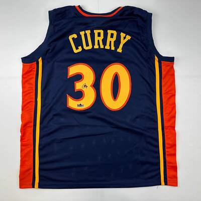 Facsimile Autographed Stephen Steph Curry Golden State Rookie