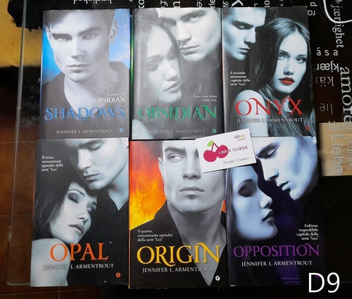Serie LUX COMPLETA 6 libri RIGIDA di JL Armentrout - libro Opal Onyx Origin saga