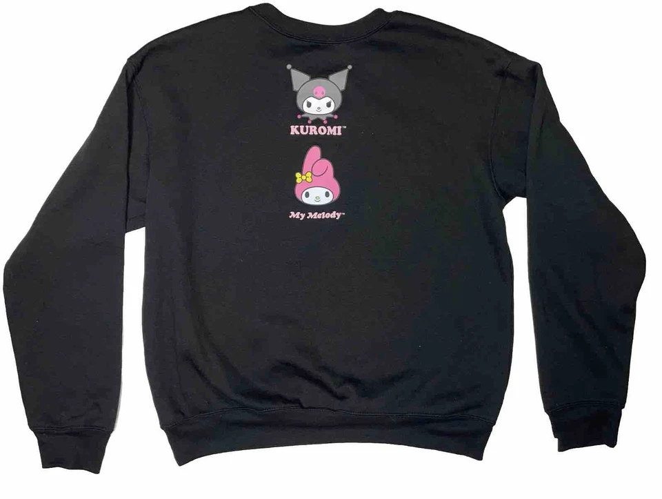 Толстовка женская Sanrio My Melody & Kuromi M черная розовая Sanrio аниме Kawaii - Изображение 2 из 4
