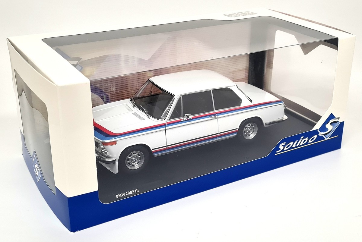Solido 1/18 - BMW 2002 TII Turbo Evocation White 1971