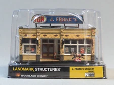 WOODLAND SCENICS N SCALE J FRANK'S GROCERY STORE BUILT & READY gauge WDS4941 NEW