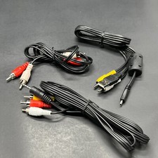 Untested Audio RCA AV Cables As-Is  Lot of 3 
