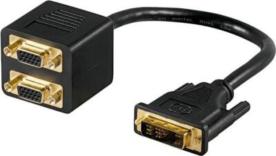 Wentronic MMK ADAP 125 DVI-I 2x SVGA - DVI M - 2x SVGA F - männlich/weiblich - ne