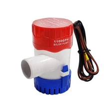 Submersible Boat Bilge Water Pump 12v 1100gph Non-Automatic Marine Electric B...