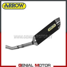 Terminale di Scarico Arrow Street Thunder Allu Nero Yamaha Wr 125 X 2009 > 2016