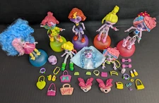Capsule Chix Lot 6 Fashion Dolls with Clothes & Accessories Interchangeable