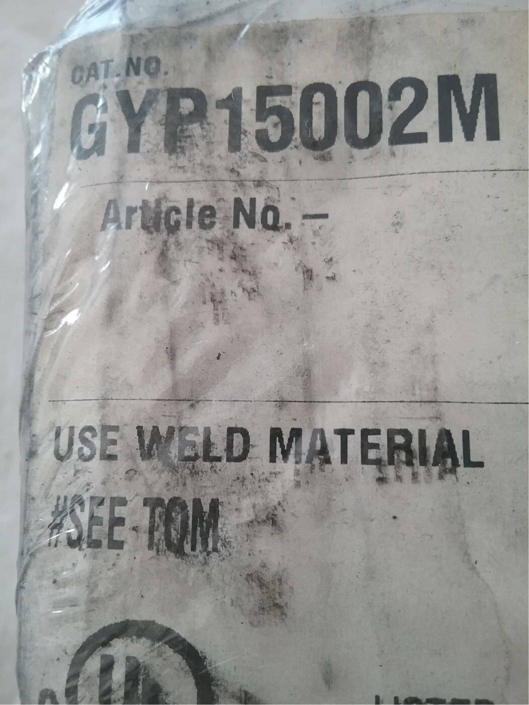 Cadweld ERICO GYP-15002M Ground Bar Mold Welder. NEW. Free Shipping