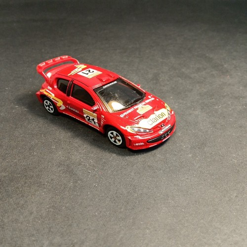MAJORETTE Peugeot 206 CC WRC Rally Car N205B 1/57 Red Vintage Die-cast Model - Imagen 4 de 5
