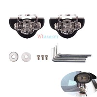 2× Led Work Light Bar Car Mount Bracket Stainless Steel Holder Part For Offroad 2× Led Work Light Bar Car Mount Bracket Stainless Steel Holder Part For Offroad
