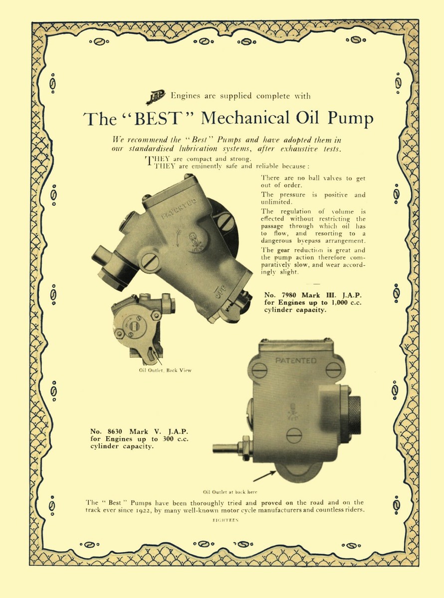 JAP Engine 1926 & 1929 Brochures Book V Twin Single Brough