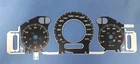 BLACK GAUGE FACE PANEL with WHITE EL COLD LIGHT 2002-2009 MERCEDES W211 E-CLASS