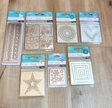 Lot Of 7 Provo Craft Cuttlebug Metal Cutting ...