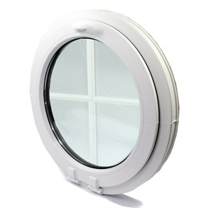 Finestre in pvc cerchio/oblo veka perfectline vasistas bianco con ... Serramenti veka polonia