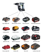 Battery Adapter for Festool 18V Tools. ( Jadapters )