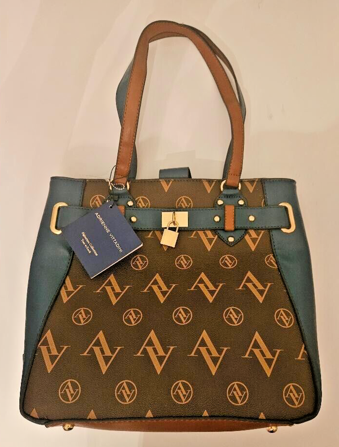 Sac Bandoulière Adrienne Vittadini En Cuir Doré - Boucle Devant - Occasion Très Bon état