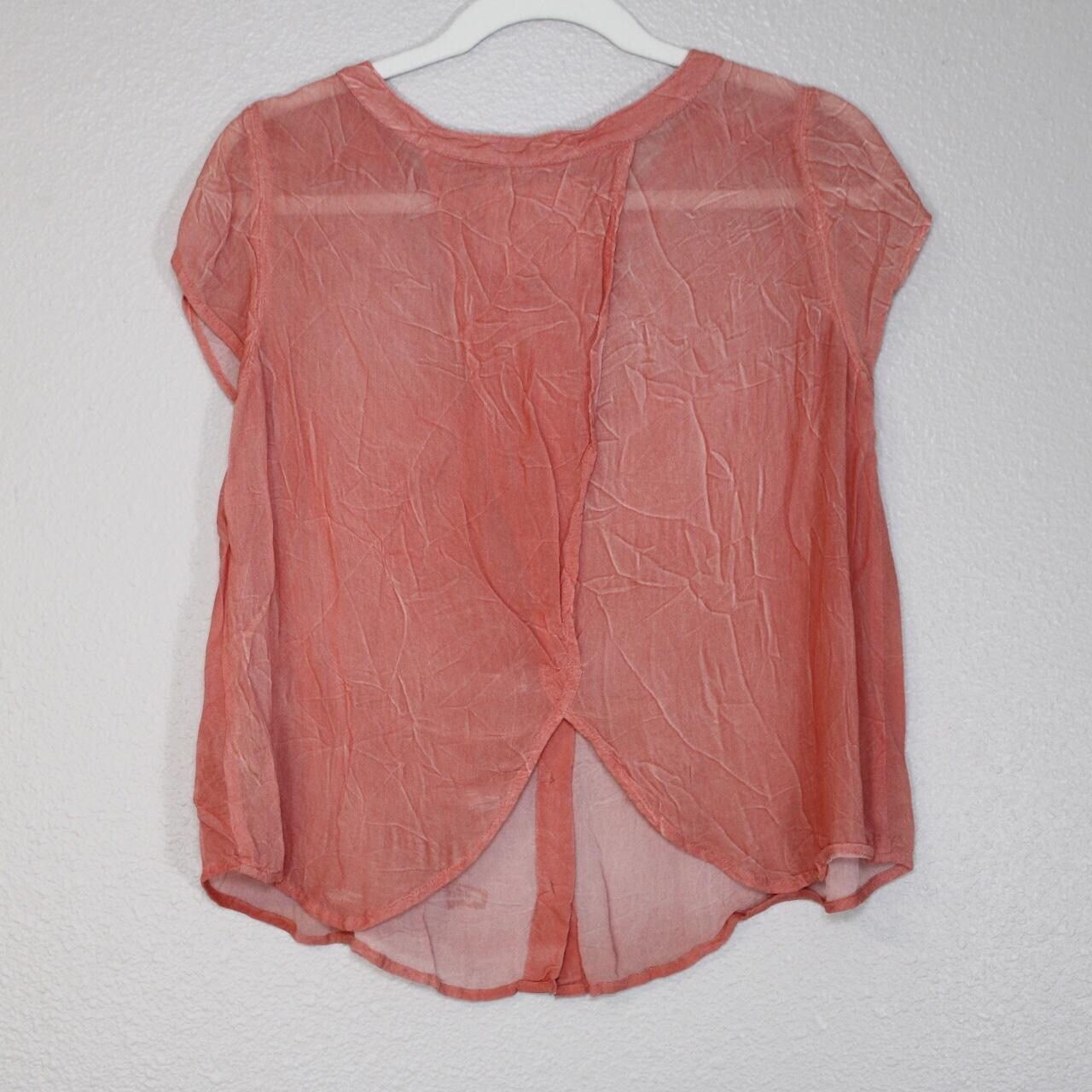 We The Free Crinkle Split Back Blouse - image 4