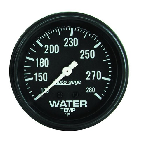 Auto Meter Coolant Temperature Gauge 2313; Auto Gage 100280 F 25/8
