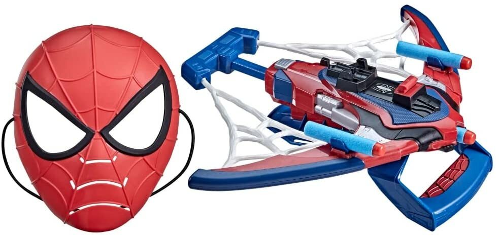 Marvel Spider-Man | NERF Spiderbolt | Powered Blaster Toy | Fires Darts |