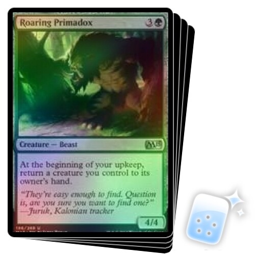 FOIL ROARING PRIMADOX X4 2015 Core Set M15 Magic MTG MINT CARD - Picture 1 of 1