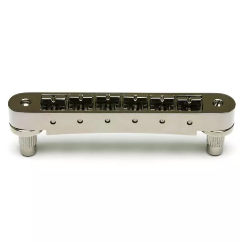 Graph Tech Resomax Nv1 4mm Tune-O-Matic Bridge-Resomax Saddles Black Nickel