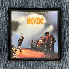 ACDC Let There Be Rock Sublimated Printed Sew On Patch Australian Heavy Metal