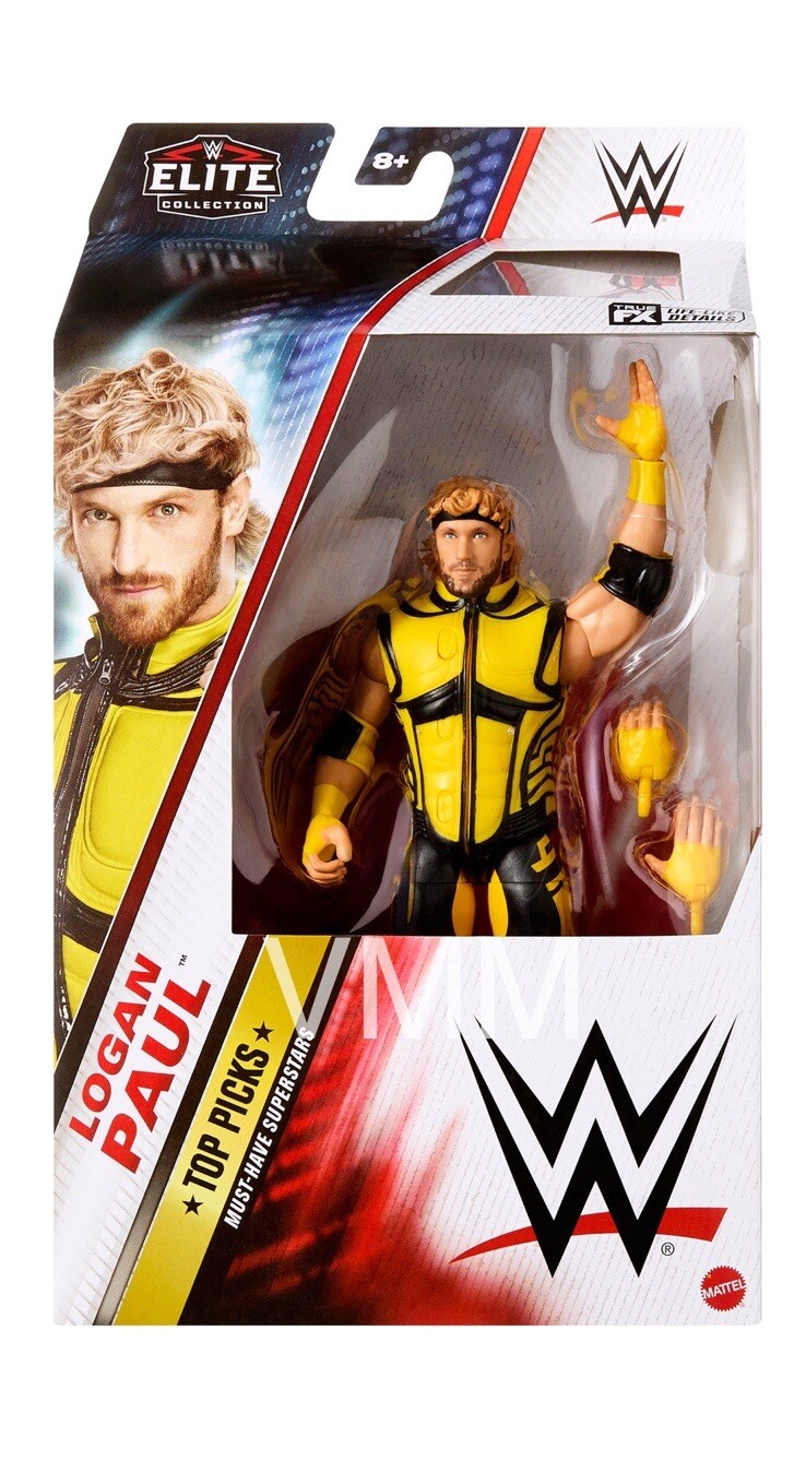Mattel Logan Paul WWE Elite Top Picks 2025 Wave 2 6” Wrestling Figure WWF Toy