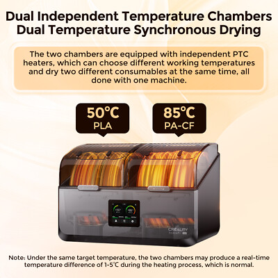 Creality SpacePi X4 Filament Dryer 4 Spools Filament Dryer Box 360