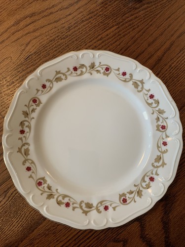 VTG "UCAGCO CHINA" GOLD TRIMMED EMBOSSED-SCALOPPED RIM 10 /1/4" PLATE-JAPAN - Picture 3 of 7