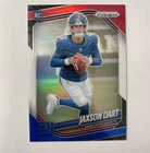 2025 Panini Prizm Football Jaxson Dart Red White and Blue RC Parellel Giants B