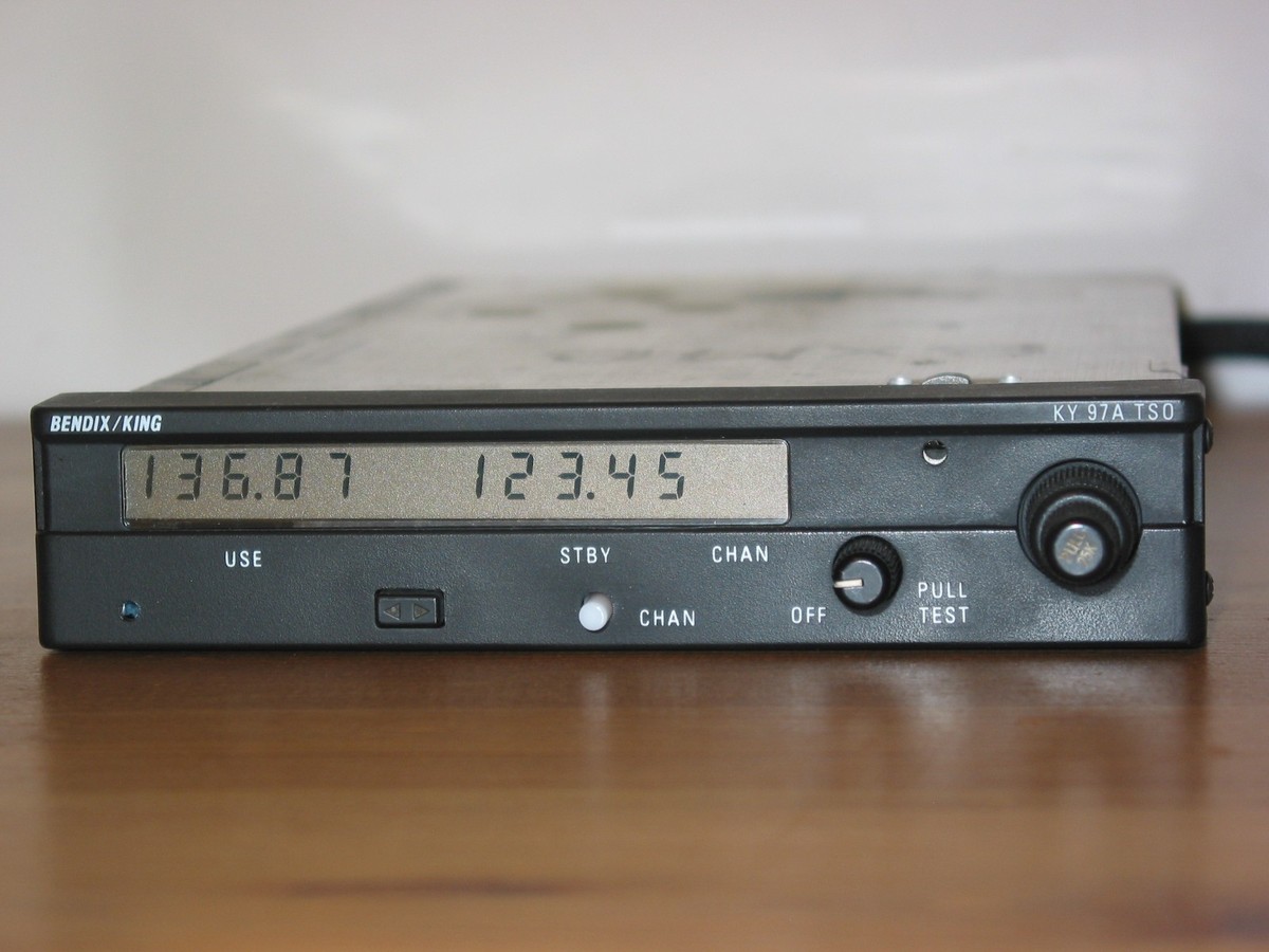 BENDIX KING KY-97A VHF COM RADIO ! VERY NICE KY 97 A TRANSCEIVER P