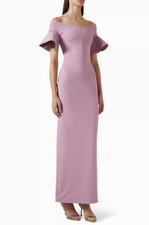 AUTH Solace London The Cielo Maxi Dress in purple Sz 68