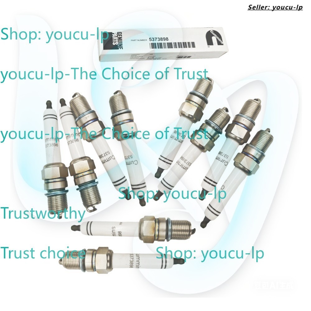 10Pcs 5373898 Industry Spark Plug Cummins Fits For K38 Engine QSV81 QSV9 4302738