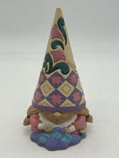Jim Shore Heartwood Creek 6012271 Sewing Gnome "One Stitch At A Time" - 2022