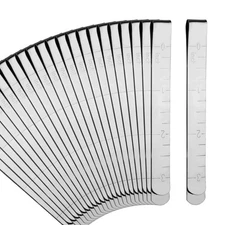 , 40 Pack Sewing Clips Stainless Steel Hemming Metal Tool with Measurements f...