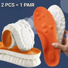 Original Steppers Comfort Boosting Massage Insoles for Heel & Plantar Fasciitis.