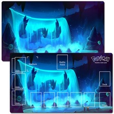 Pokemon Table Playmat Lugia TCG CCG Play Mouse Pad Trading Card Game Mat Bag