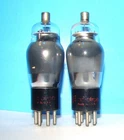Type 2A7 RCA radio audio amplifier vintage vacuum 2 tubes valves tested ST 2A7G