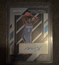 Panini Prizm 2018-19 Sensational Signatures Mo Bamba Autograph Orlando Magic
