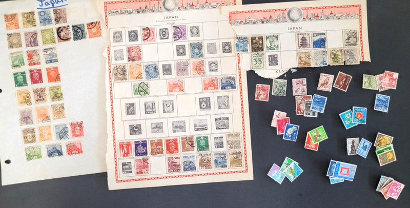 Japan Stamp Group 1870s-1940s Imperial Japan  (E105)