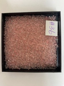 1 Lb Lot  x Doll House Miniature 1:12 Scale  1 mm No Hole Beads PretPink #Z036-1
