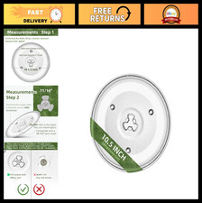 10.5" Microwave Turntable Glass Plate Replacement for Hamilton Beach, Oster, Eme