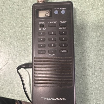 Vintage Realistic Scanner 10 Channel Direct Entry Programmable # 20-139 Tested