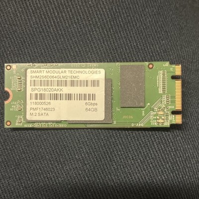SMART Modular Technologies SHM2S6D064GLM21EMC M.2 SATA 64GB Internal SSD Green