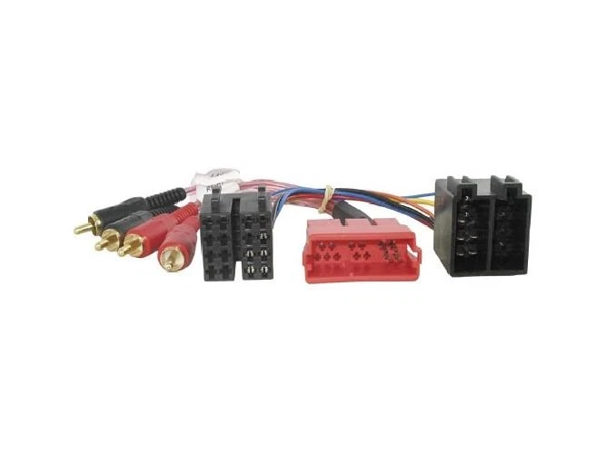 Cable adaptateur autoradio 20 pin Mini ISO RCA compatible avec Audi - RAH3221 - Photo 1/1