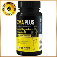 ZMA Integratore Zinco Magnesio Vitamina B6 per Aumento Massa Muscolare Palestra