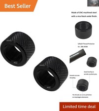 Versatile Thread Protector Set 1/2 x 28  5/8 x 24 for Firearm Owners - 2 Pack