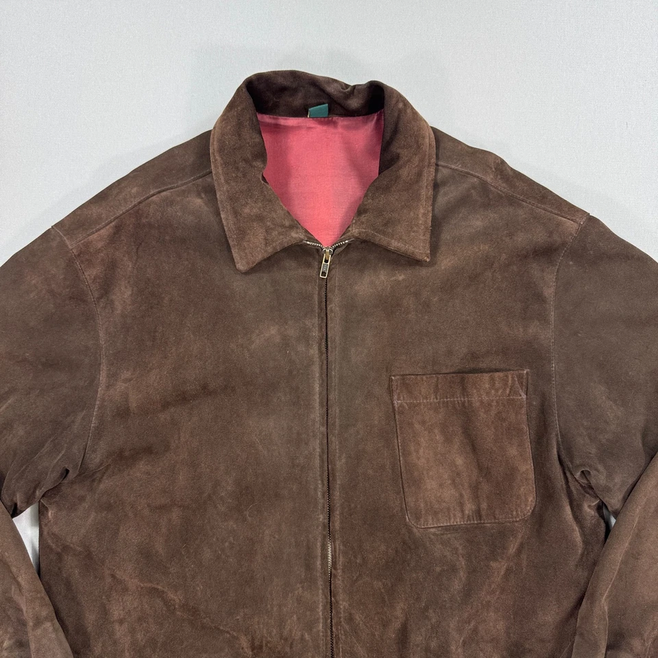 Chaqueta Danier Canada Vintage Marrón Gamuza Para Hombre Mediana Foto 2 de 4