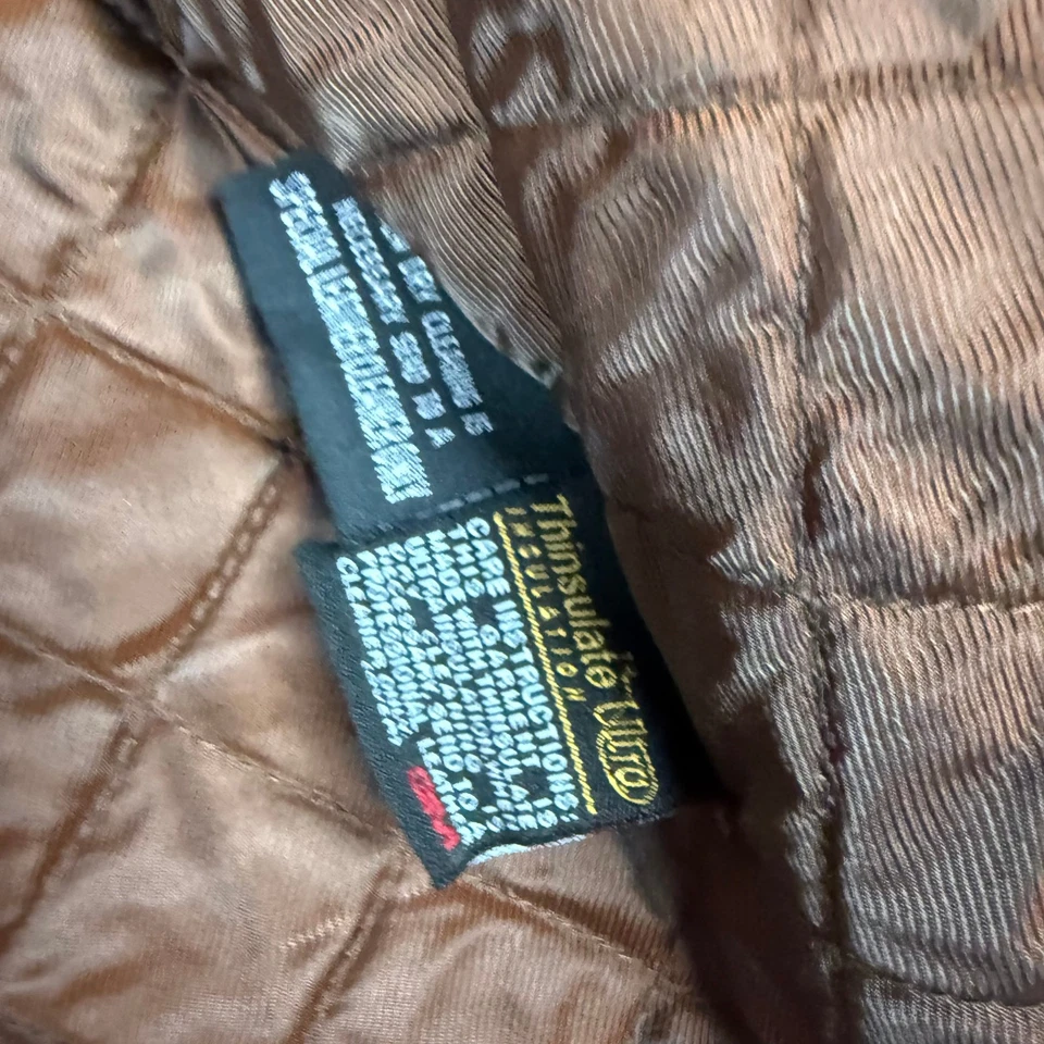 Chaqueta de cuero Wilson Pelle Studio gabardina XL vintage y2k thinsulate gótico Foto 4 de 4