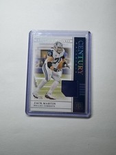 2019 National Treasures Century Materials Zack Martin CM-36 Holo Silver /25 